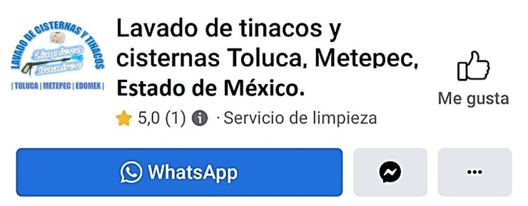 lavado de cisternas y tinacos en toluca y todo el estado de mexico